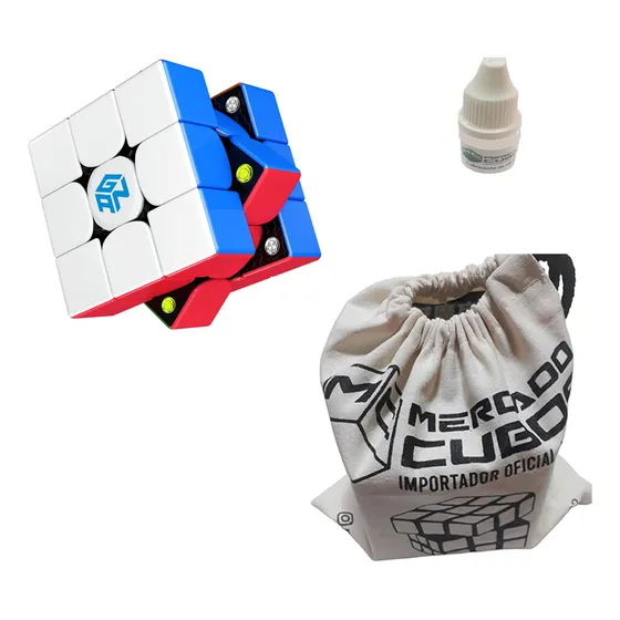 Cubo Rubik Original Gan 356 M Mercado Cubos + Lubricante