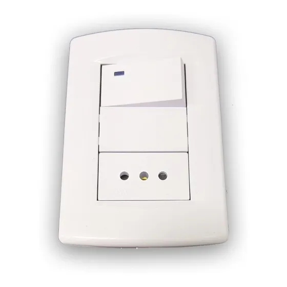 Plaqueta Sica Armada Blanca Con Llave Unipolar + 3 En Linea