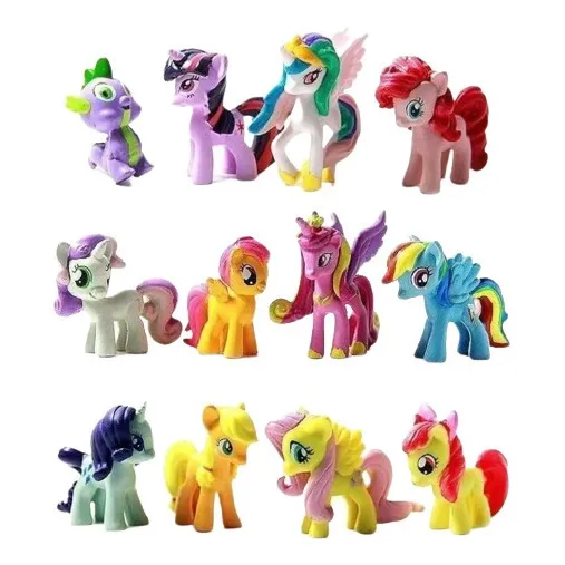 Set Figuras My Little Pony (12 Uni) 4-5cm