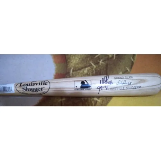 Bate Madera Mlb Nuevo Louisville Firmado Por Aguilar