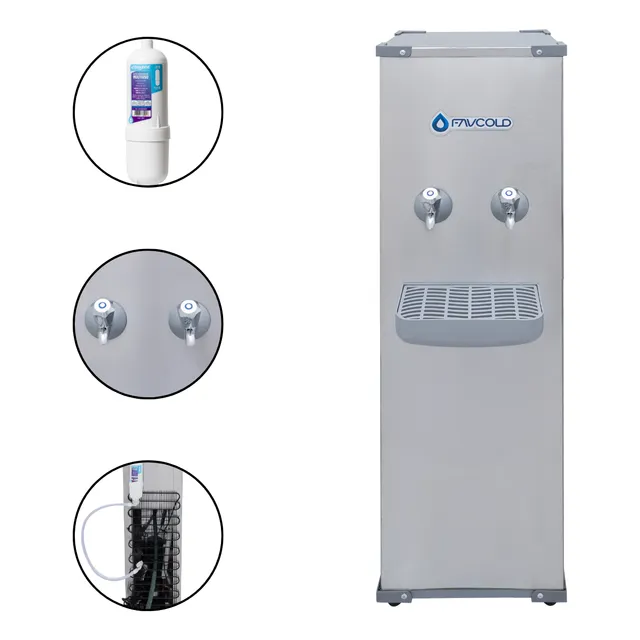 Bebedouro De Coluna Inox 25 Litros