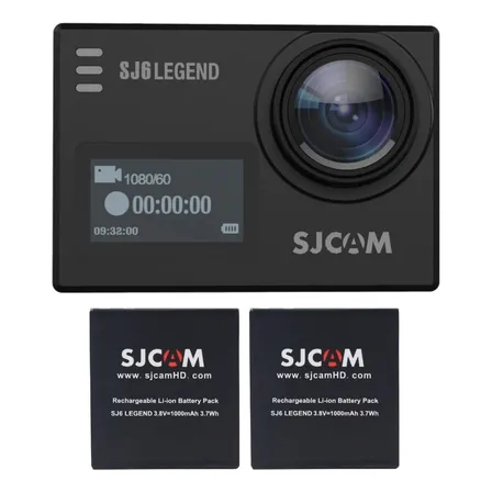 Pack Cámara Sjcam Sj6 Legend 4k Wifi  Y 2 Baterías