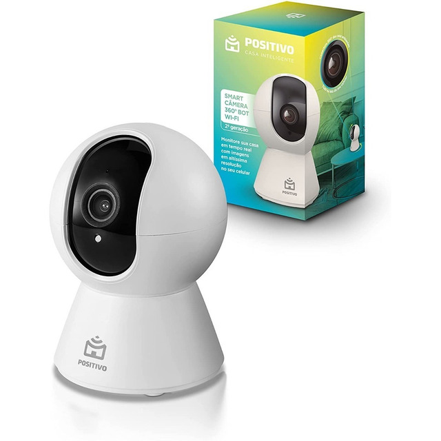 Câmera De Vídeo Segurança Positivo Smart Bot Wi-fi 360° 2ª Geração Casa Inteligente| Branc... Câmera De Vídeo Segurança Positivo Smart Bot Wi-fi 360° 2ª Geração Casa Inteligente| Branc...