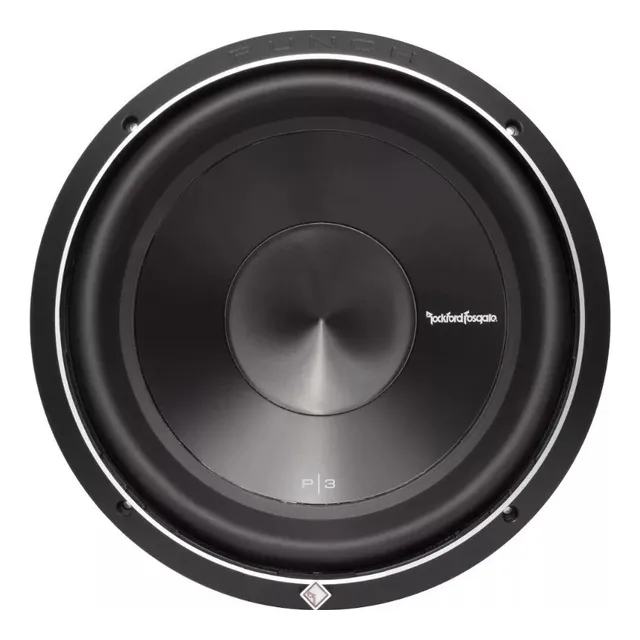 Subwoofer Rockford Fosgate Punch P3d2-12 de doble bobina, 2 ohmios, color negro