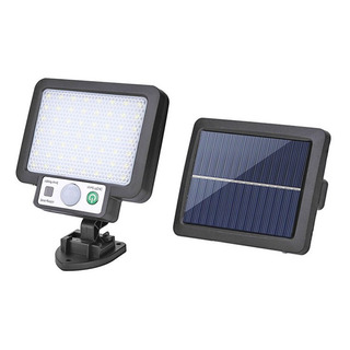 Lampara Reflector Solar Luz Led Exterior Jardin Pared Sensor Lampara Reflector Solar Luz Led Exterior Jardin Pared Sensor