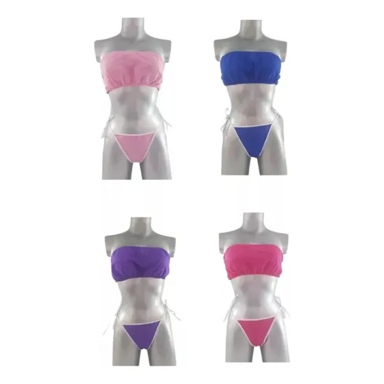 100 Panty + Top Ropa Interior Desechable Estética Spa Sauna