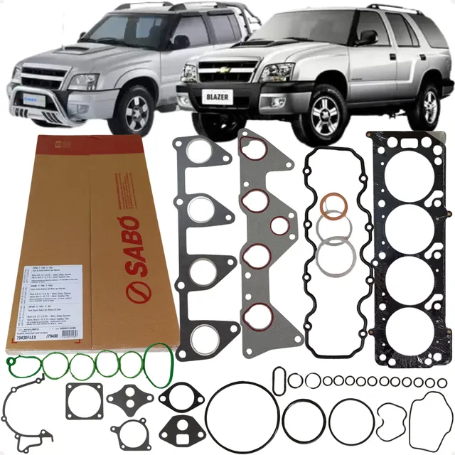 Jogo Junta Superior Cabeçote Blazer S10 2.4 8v Sabo