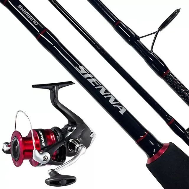 Combo Caña Sienna 5 6  2 Pc 8-12 Lb M + Reel Sienna 1000 Fg