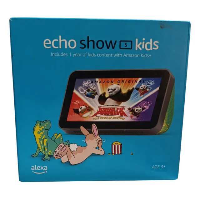 Bocina Inteligente Alexa Echo Show Kids Con Pantalla Verde Lima