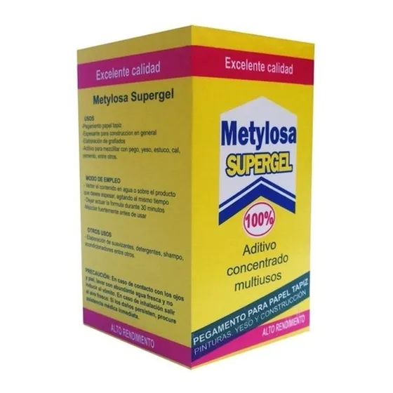 Metylosa Pega Papel Tapiz Supergel Metylan Original100% 50gr