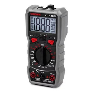Multimetro Multi Tester Digital Medidor Portatil 600v Crown Multimetro Multi Tester Digital Medidor Portatil 600v Crown