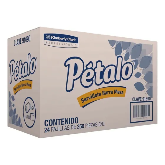 Servilletas Kimberly-clark Pétalo 24 Fajillas Con 250 Servil