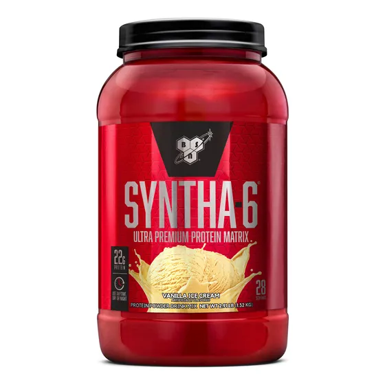 Suplemento BSN Ultra Premiun Protein Matrix Syntha-6 sabor vanilla ice cream de 1.32kg - Polvo