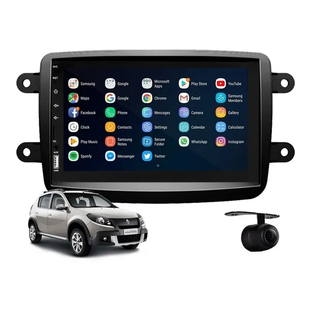 Central Multimídia Mp5 Renault Sandero Stepway 2013 2014