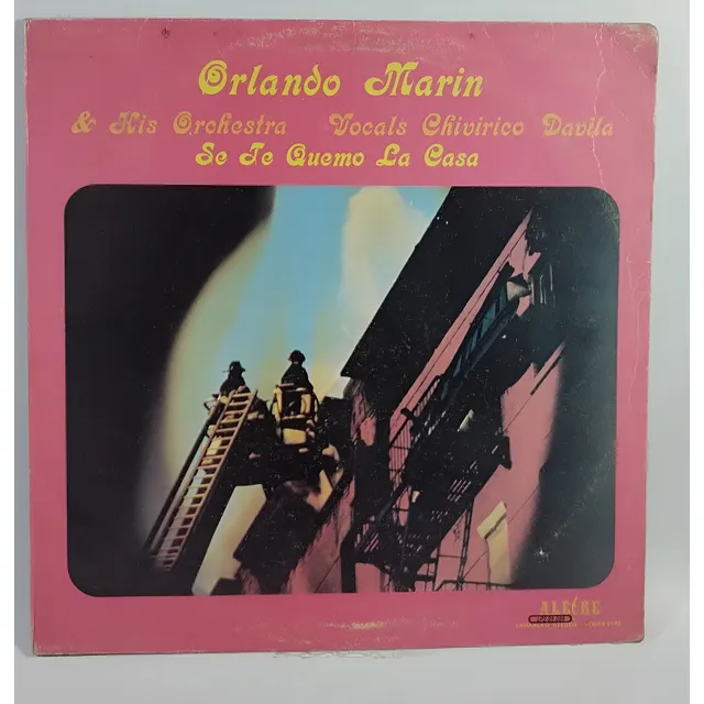 Lp Orlando Marin And His Orchestra Se Te Quemo La Casa