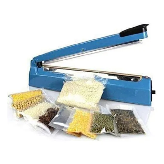 Selladora De Fundas Plasticas Manual De 30cm Repuesto Color Celeste