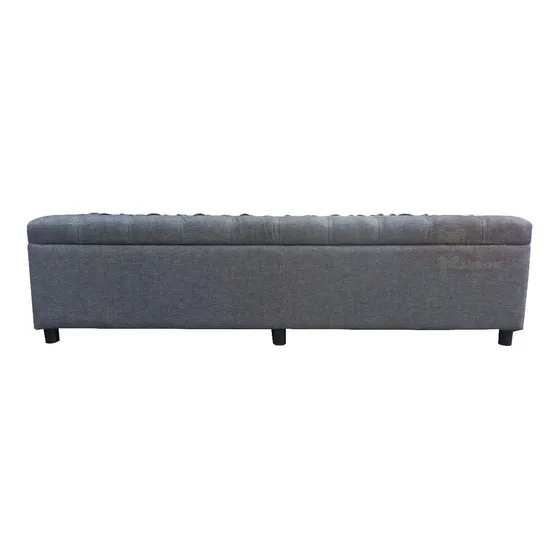 Baúl Pie De Cama Capitonado King Size 2m Varios Colores