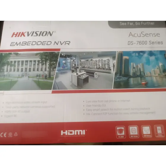 Nvr Hikvision Ds7600 4 Ch Poe