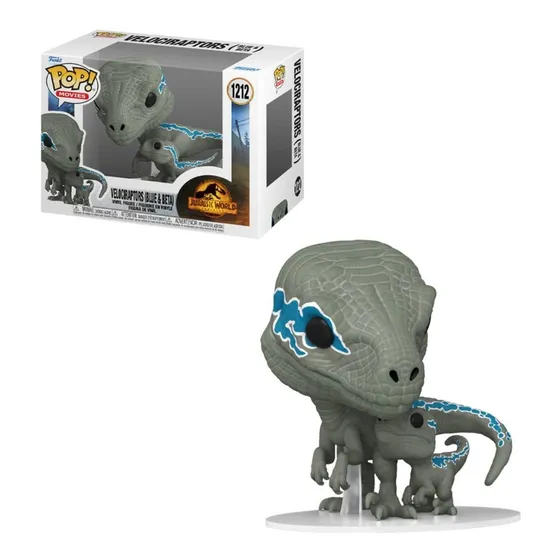 Funko Pop! Velociraptors Blue & Beta #1212 - Jurassic World