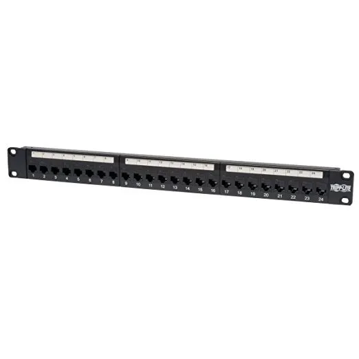 Tripp Lite 24 Puertos Cat6 / Cat5 Patch Panel, Ethernet Rj45
