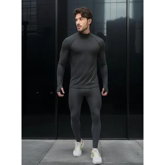 Conjunto Térmico Segunda Pele Flanelada Para Frio Intenso