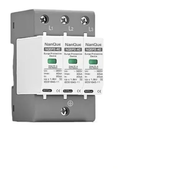 Dispositivo De Protección Sobretensiones Ac Spd 3p 40ka 385v