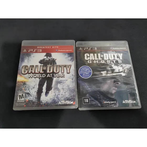 Kit 2 Jogos Call Of Duty Cod Warzone Playstation 3 Ps3 
