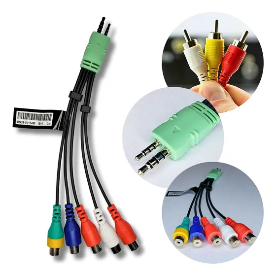 Cabo Componente Adaptador Av Smart Tv Led Samsung D8000