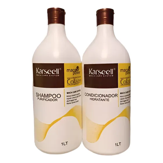 Kit Shampoo E Condicionador Karseell 1000ml Hidratação