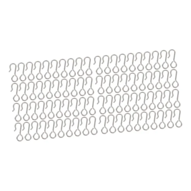 100 Pieza Metal S Gancho Pista Cortina Cubierta Asiento Para