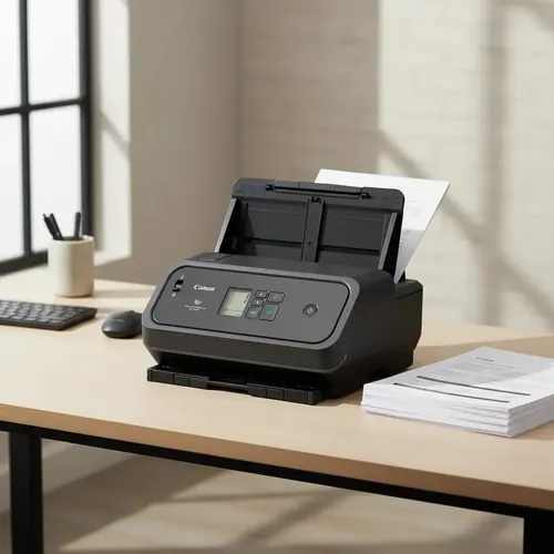 Scanner De Documentos Canon Dr-m160ii Duplex Usb Bivolt Preto