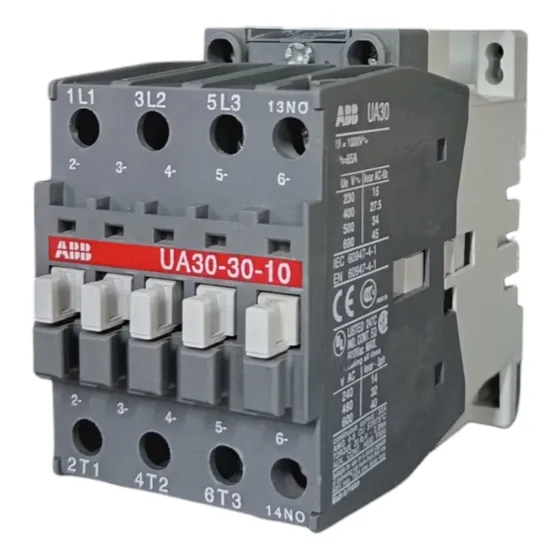 Contactor Para Condensadores Abb Ua30-30-10, 24vac