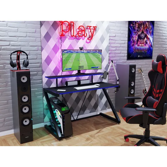 Escritorio Gamer Mesa Pc Juegos Playstation Xbox Ps4 Play