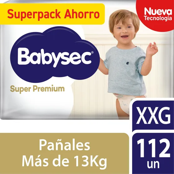 Pañal Babysec Super Premium Xxgx112