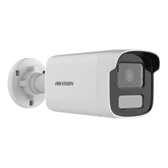Camara Ip Hikvision DS-2CD1T83G2-LIU(F) 8mp 4k Lente 4mm Dual Light Micrófono Integrado Color Blanco