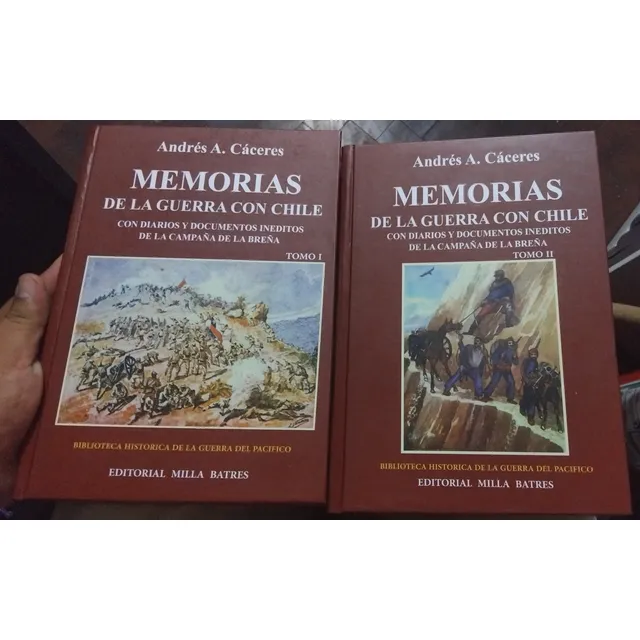 Memorias De Andrés Avelino Cáceres  2 Tomos