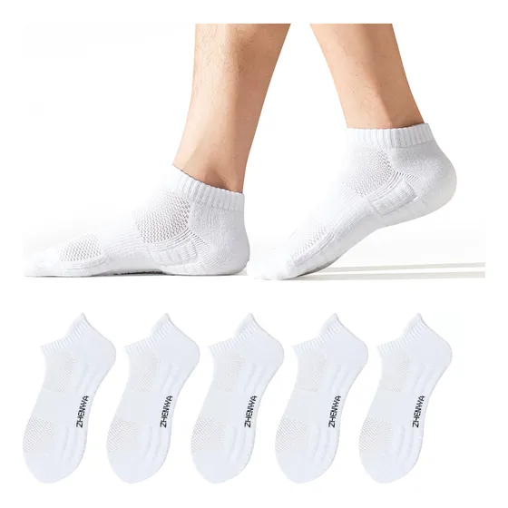 5 Pares Calcetas Deportivas Short Y Calcetines Unisex Tines
