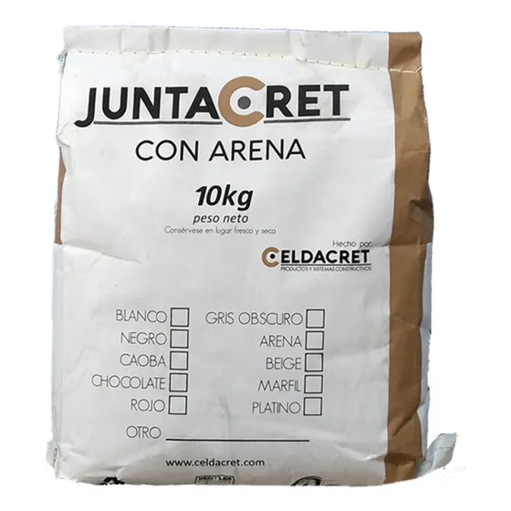 Junteador Universal Con Arena 10 Kg Celdacret 3 A 16 Mm