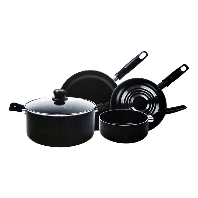 Batería De Cocina 5 Pz Aluminio T-fal Tefal Inicia 58137000