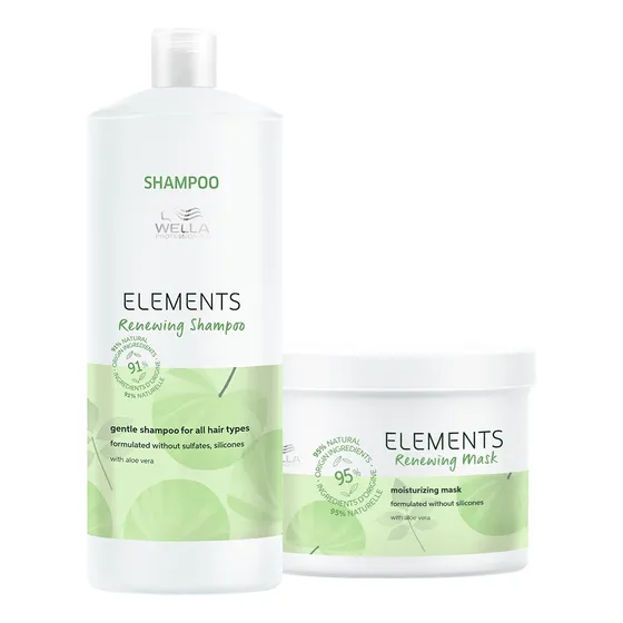 Kit Wella Professionals Elements Renewing Dupla De Salão