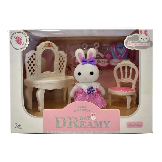 Set Tocador Con Accesorios Conejito Dreamy Ck