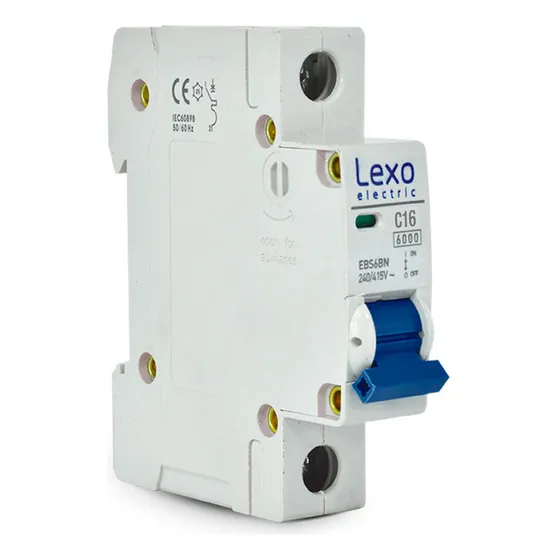 Interruptor Automático 1x16 Curva C 6ka Lexo Ebs6bn