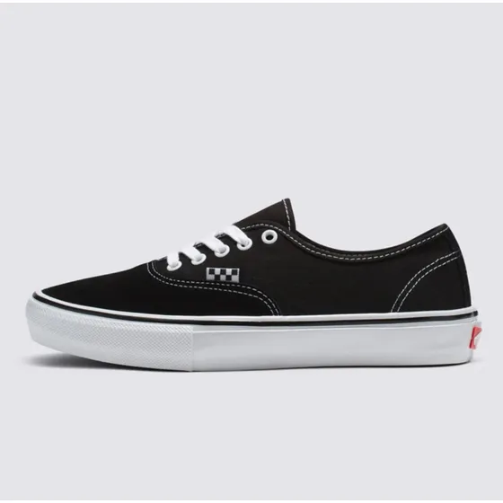 Tênis Vans Skate Authentic Black White Pro