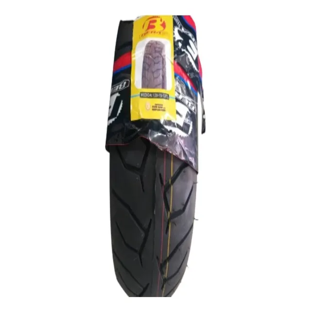 Caucho 120/70-12 Tl 6pr Marca Bera