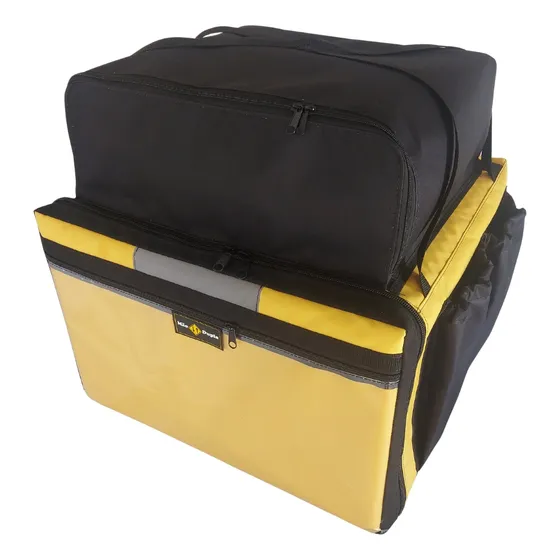 Bag Motoboy Reforçada Pizza 45 Cm Bag Para Mão Dupla Cor Amarelo