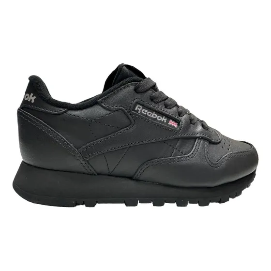 Zapatilla Escolar Urbana Reebok Classic Leather Kids Negro