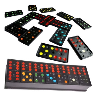 DominĂł De PlĂĄstico Brinquedo Interativo Na Caixa 28 Pcs DominĂł De PlĂĄstico Brinquedo Interativo Na Caixa 28 Pcs