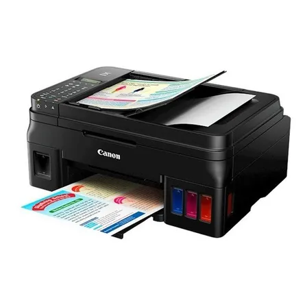 Impresora Multifuncional Canon Pixma G4110 Color Negro ADF Fax Y Wifi