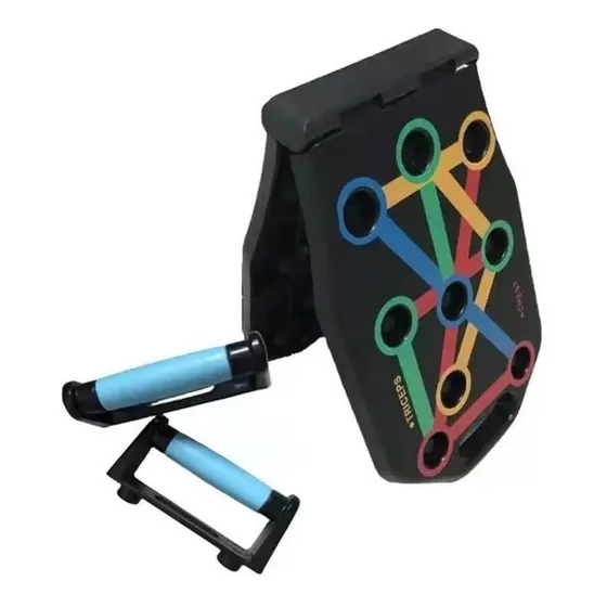 Soporte Push Up Board Sistema Multifuncional Pecho Espalda Color Negro-237064 B