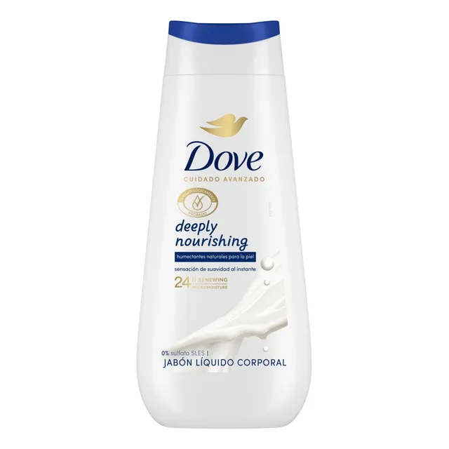 Jabón líquido Dove jabon de baño fresca dosificador